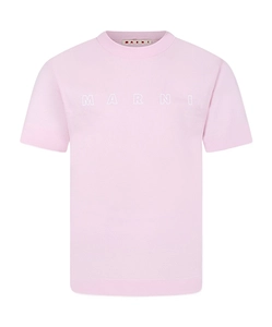 Marni Kids Logo Printed Crewneck T-Shirt