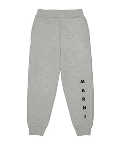 Marni Kids Logo-Printed Fleece Jogger Pants
