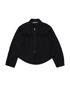 Marni Kids Zip-Up Curved Hem Jacket