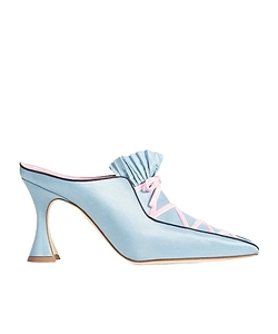 Slim Square-Toe High-Heeled Sandals