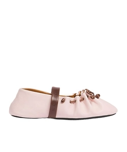 Marni Leather Mary Jane Soft Ballerinas