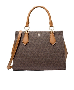 Michael Michael Kors Marilyn Medium Logo Satchel Bag