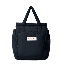 Marni Logo Patch Puffer Top Handle Bag