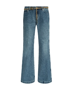 Michael Michael Kors Chain-Linked Flared Jeans