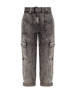 Michael Michael Kors Belted Straight Leg Jeans
