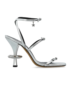Marc Jacobs The Metallic Daisy Heeled Sandals