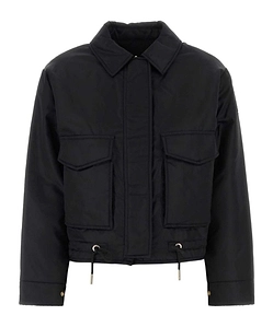 Michael Michael Kors Cropped Reversible Bomber Jacket