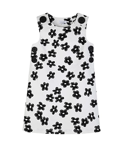 Floral-Print Button-Detail Dress