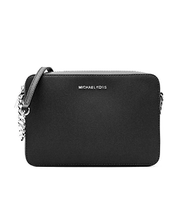 Michael Michael Kors Jet Set Logo Plaque Large Crossbody Bag
