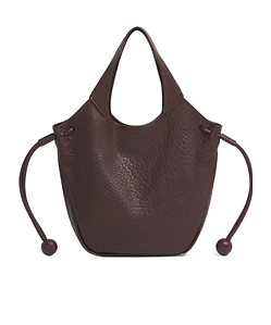 Red Leather Trunkaroo Soft Small Tote Bag