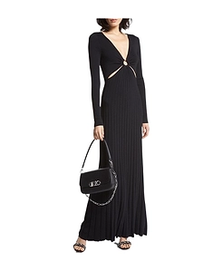 Michael Michael Kors Stretch Knit Ring Maxi Dress
