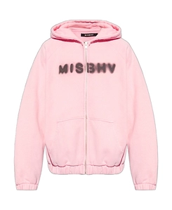 Misbhv Logo-Printed Zip-Up Hoodie
