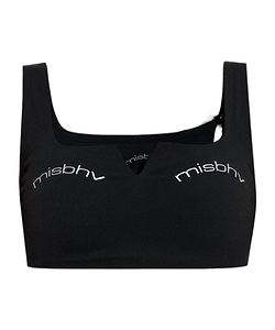 Misbhv V-Neck Sleeveless Cropped Top