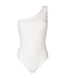 Marysia Scalloped One-Shoulder Activewear