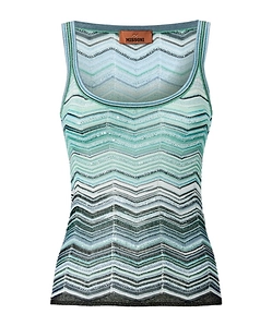 Knitted Sleeveless Tank Top