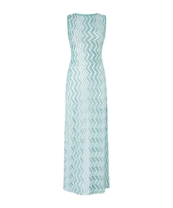 Chevron Midi Beach Dress