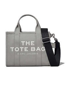 Marc Jacobs Logo Printed Zip-Up Small Tote Bag