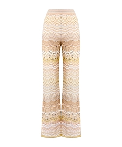Chevron Sequin-Embellished Trousers