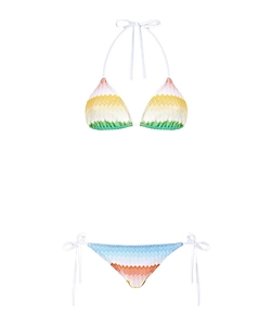 Missoni Chevron Tie-Side Bikini
