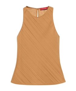 Crinkled Envers-Satin Top