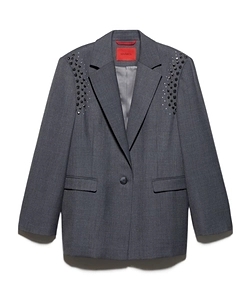 Long-Sleeved Suit Jacket