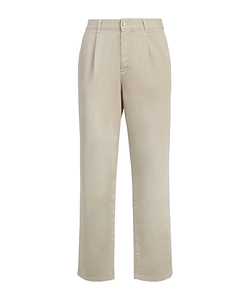 Logo-Embroidered Mid-Rise Chinos