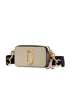 Marc Jacobs The Snapshot Logo Plaque Crossbody Bag