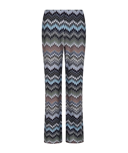 Herringbone Flared Pants