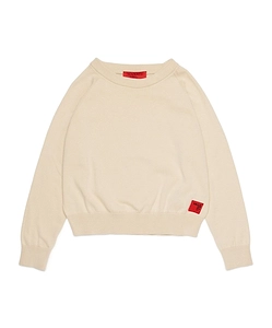 Max&Co. Kids Logo Patch Crewneck Knitted Jumper