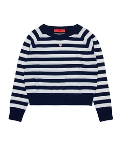Max&Co. Kids Striped Crewneck Knitted Jumper