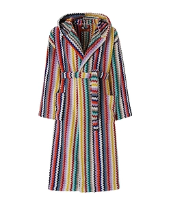 Missoni Home Chevron Belted Terry Bathrobe