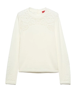 Pointelle-Knit Cotton Jumper