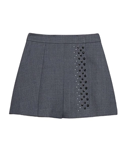 Rhinestone Mini Skirt