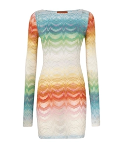 Missoni Metallic Long-Sleeve Dress