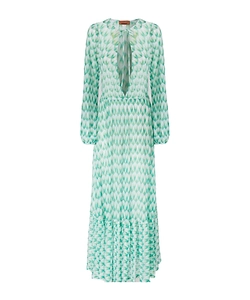 Missoni Patterned V-Neck Maxi Dress