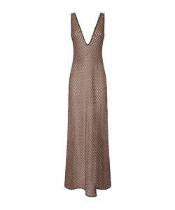 Missoni Spiderweb Motifed V-Neckline Cover-Up Dress