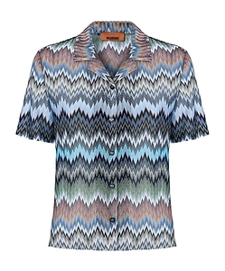 Missoni Snake-Patterned Bowling Shirt