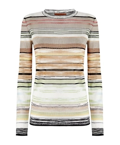 Missoni Striped Flame Crewneck Jumper
