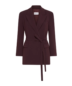 Belted Cady Jacket