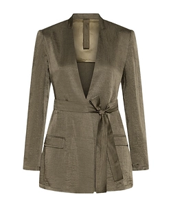 Belted Twill Jacket