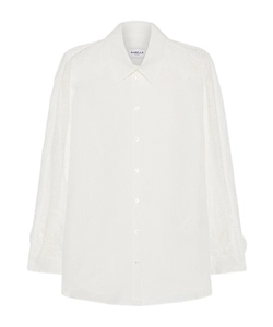 Lace-Inlay Shirt