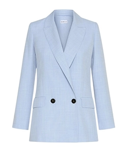 Malfilé-Look Stretch Canvas Blazer