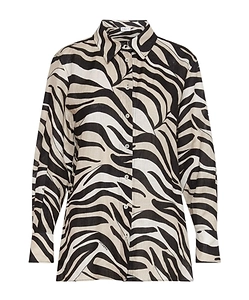Printed Linen Shirt