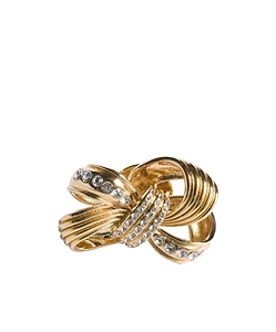 Metal Brooch With Crystals