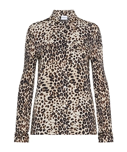 Slim-Fit Jersey Shirt - Beige