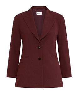 Viscose-Blend Canvas Blazer