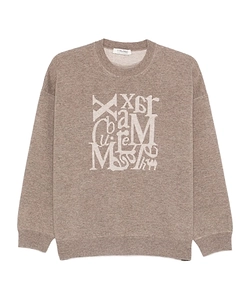 's Max Mara Smmflipper Logo Intarsia Crewneck Jumper