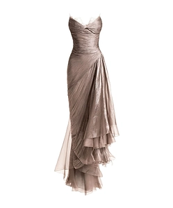 Strapless Ruffle Dress
