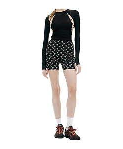 Marine Serre All Over Moon Shorts