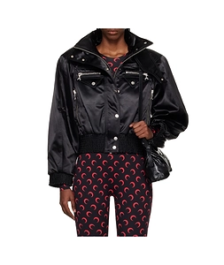 Marine Serre High Collar Bomber Jacket